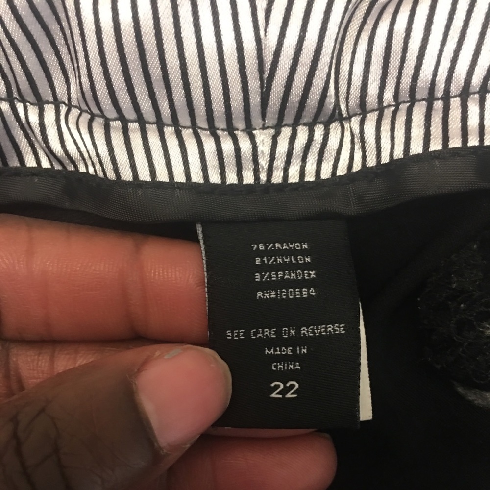 Black trousers